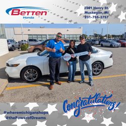 Betten Baker Honda - Congrats to this great couple who purchased from A.J. Willett