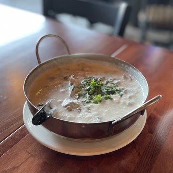 Noy’S TukTukThai On Sunrise - Tom Kha Gai (with beef substituted) $16 (5/2023) - Thai Near Me - Tucson, Arizona