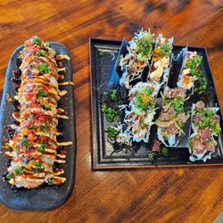 Shenron roll and sushi Tacos