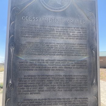 Meteor Crater - Tours Near Me - Odessa, Texas Meteor Crater - Tours Near Me - Odessa, Texas