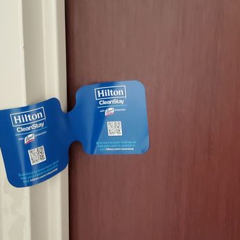 Embassy Suites by Hilton Parsippany - Door to room with tag verifying that the room was cleaned - Hotels Near Me - Parsippany, New Jersey Embassy Suites by Hilton Parsippany - Door to room with tag verifying that the room was cleaned - Hotels Near Me - Parsippany, New Jersey