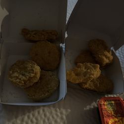 McDonald's - My two 6 piece, missing 4!!!! That is intentional 100%