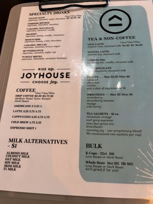 Menu photo 1 Joyhouse Cave Springs, AR