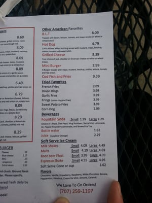 Menu photo 8 Andies Cafe Napa, CA