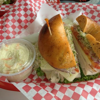 I Love Bagels - Turkey on a Sun Dried Tomato Bagel - Delis Near Me - Oceanside, California