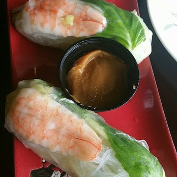 Sushi Iwa - Vietnamese Summer Rolls with Peanut Butter Dipping Sauce - Asian Fusion Near Me - Apex, North Carolina Sushi Iwa - Vietnamese Summer Rolls with Peanut Butter Dipping Sauce - Asian Fusion Near Me - Apex, North Carolina