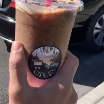 Grinding Grounds - Duvalin latte - Coffee & Tea Near Me