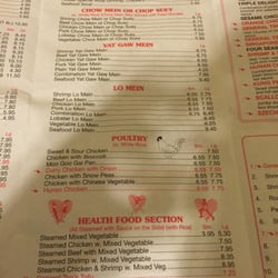 New China Carry Out - Menu prices