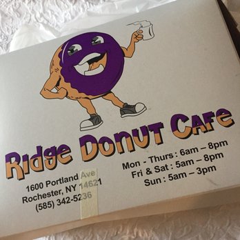 Ridge Donut Cafe - Donuts Near Me - Rochester, New York