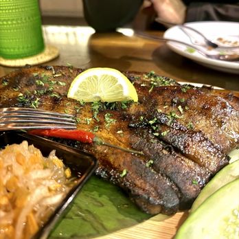 Patis & Toyo - Pork inihae liempo - Filipino Near Me - Katy, Texas Patis & Toyo - Pork inihae liempo - Filipino Near Me - Katy, Texas