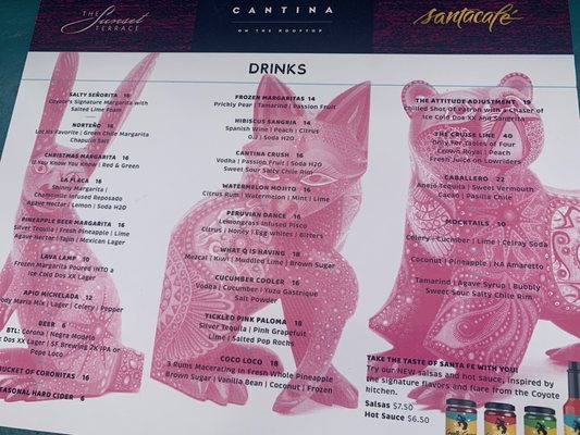 Menu photo 4 Coyote Rooftop Cantina Santa Fe, NM Menu photo 4 Coyote Rooftop Cantina Santa Fe, NM