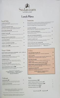 Menu photo 4 Solarium Kitchen & Bar Bellevue, WA Menu photo 4 Solarium Kitchen & Bar Bellevue, WA