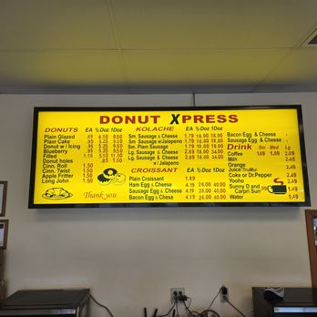 Donut Xpress - Menu - Donuts Near Me - Livingston, Texas Donut Xpress - Menu - Donuts Near Me - Livingston, Texas