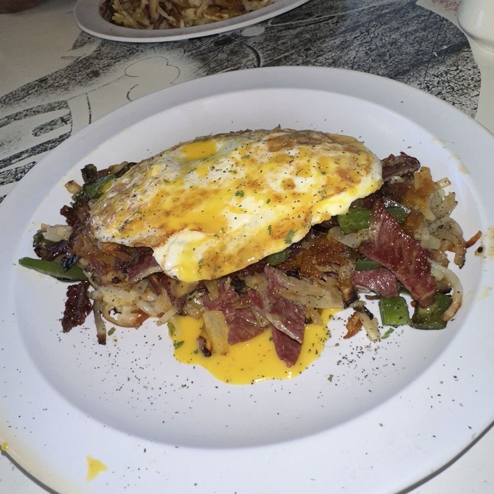 Bartlett Breakfast Factory - Corn beef hash is delicious too. - Breakfast & Brunch Near Me - Memphis, Tennessee Bartlett Breakfast Factory - Corn beef hash is delicious too. - Breakfast & Brunch Near Me - Memphis, Tennessee
