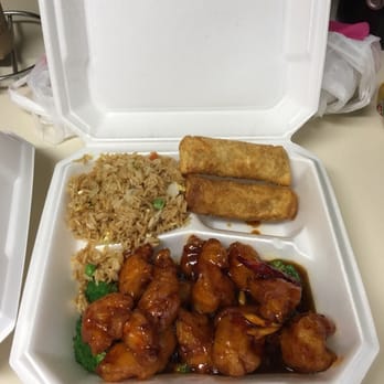 Moon Wok - Orange chicken, 2 egg rolls and fried rice - Chinese Near Me - Lenexa, Kansas Moon Wok - Orange chicken, 2 egg rolls and fried rice - Chinese Near Me - Lenexa, Kansas