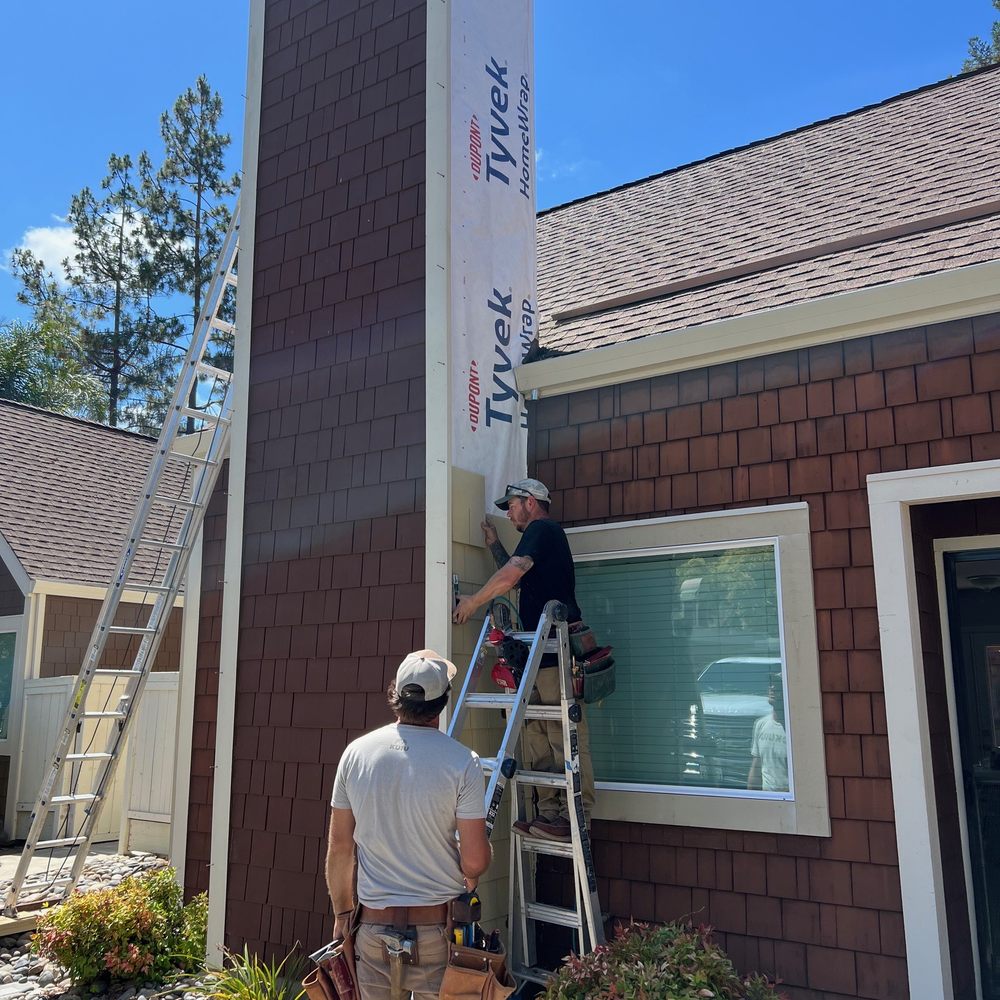 McPheron Construction - Adding waterproofing before installing siding - General Contractors Near Me - Santa Rosa, California McPheron Construction - Adding waterproofing before installing siding - General Contractors Near Me - Santa Rosa, California