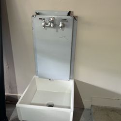 Hometown Plumbing - They removed a1960's style mop sink and built us a custom stainless steel modern floor mop sink. Absolutely love it.