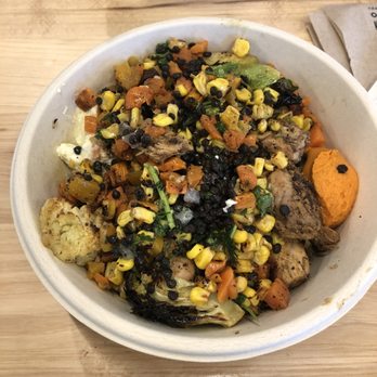CAVA - Chicken and sweet potato bowl - Mediterranean Near Me - Austin, Texas