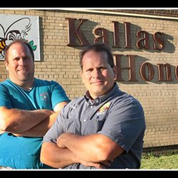 Kallas Honey Farm - Perry and Peter Kallas in front of their Milwaukee based business