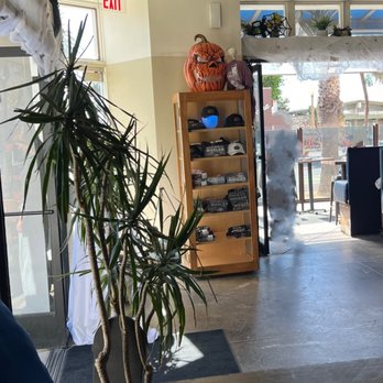The Whaler - Looking outside - fun Halloween items in prep for the 2026 holiday - Breakfast & Brunch Near Me - Santa Monica, California The Whaler - Looking outside - fun Halloween items in prep for the 2026 holiday - Breakfast & Brunch Near Me - Santa Monica, California