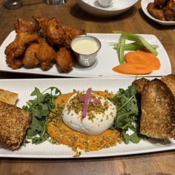 The Gallery Grille - Barada and chicken wings