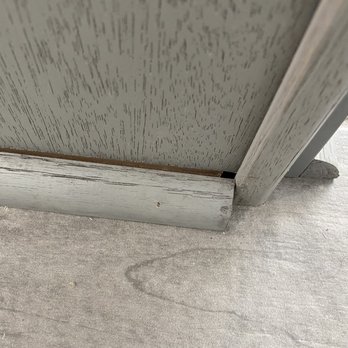 New Vision Granite & Services - Trim not nailed properly - Cabinetry Near Me - Chicago, Illinois