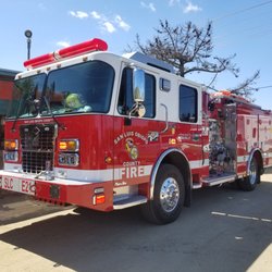 cal fire San Luis Obispo county fire department station 21 - Engine 21 assisting SLO city fire on a medical emergency