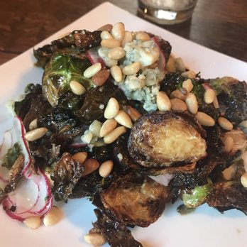 Robins Restaurant - Brussels sprouts. I liked it and not burned and not too sweet or bitter either. - New American Near Me - Cambria, California Robins Restaurant - Brussels sprouts. I liked it and not burned and not too sweet or bitter either. - New American Near Me - Cambria, California
