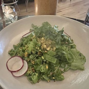 One Legged Magpie - Snap pea salad - New American Near Me - Red Lodge, Montana