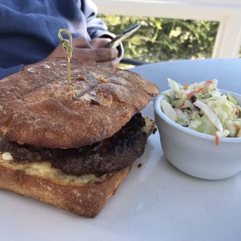 Parkers' Lighthouse - Garlic bread burger - Seafood Near Me - Long Beach, California Parkers' Lighthouse - Garlic bread burger - Seafood Near Me - Long Beach, California