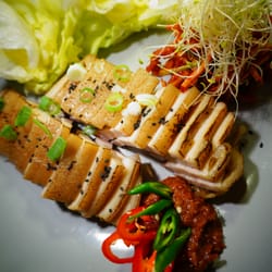 Chef Kim Korean Restaurant - Bossam - Slow cooked pork belly