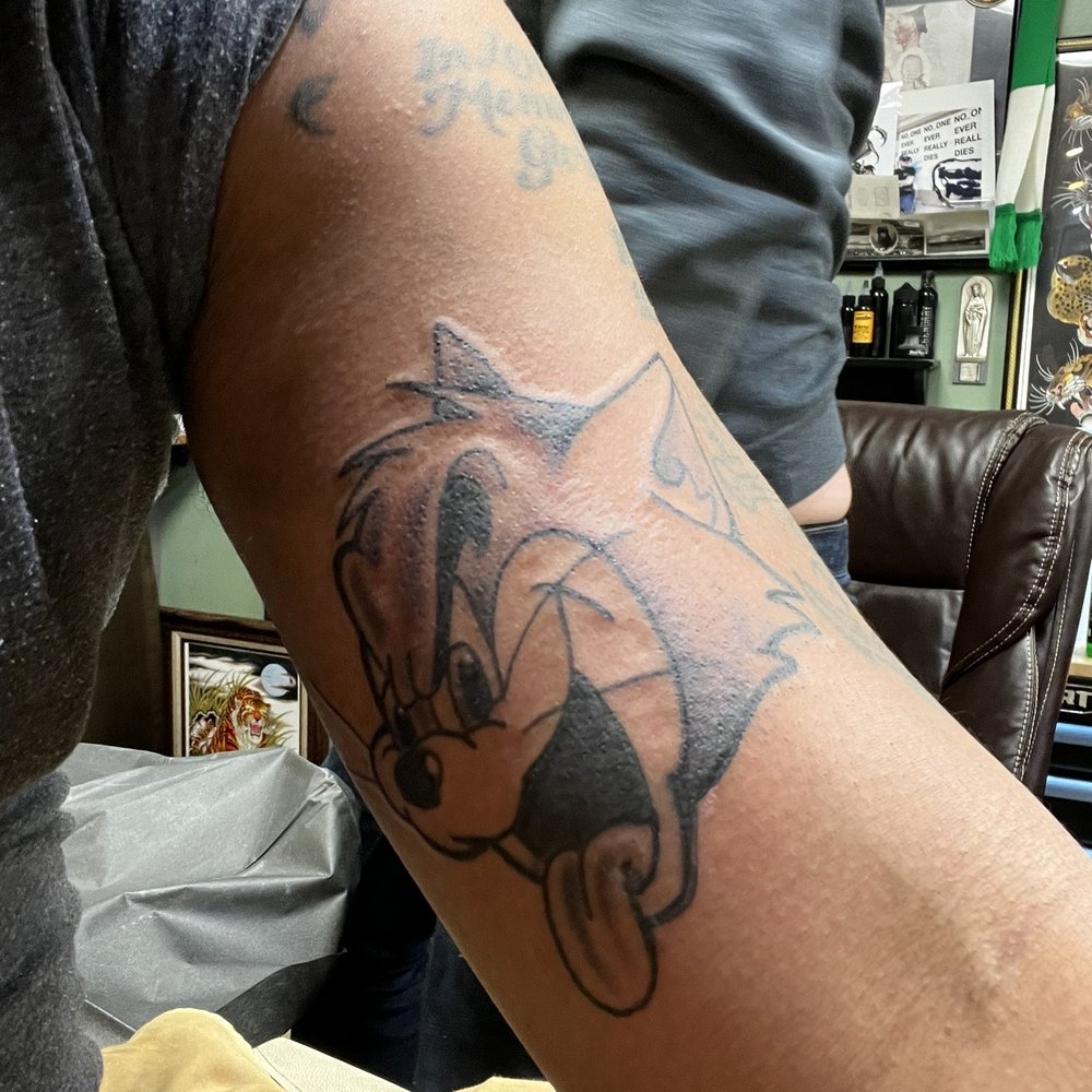 The tattoo that I got.