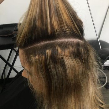 Mirage Hair - work by Ben in Mirage - Section 2-just under my parting - Hair Salons Near Me - Vancouver, British Columbia