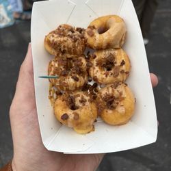 Galaxy Donuts Food Truck - Peanut Butter Bacon Donuts
