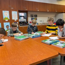 Eagle Creek Academy - Working in small groups.