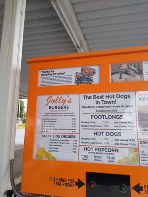 Menu photo 5 Jolly's Drive-In Hamilton, OH