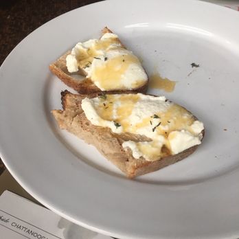 Alleia - Delicious bruschetta with ricotta and honey. Winning. - Italian Near Me - Chattanooga, Tennessee