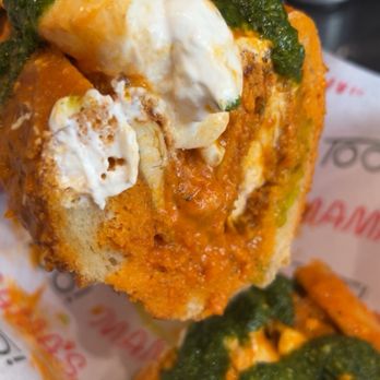 Mama's Too - Vodka Chicken Panini with fresh Burratta - Italian Near Me - New York, New York Mama's Too - Vodka Chicken Panini with fresh Burratta - Italian Near Me - New York, New York