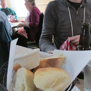 Del Ray Cafe - basket of bread for 3 diners - French Near Me - Alexandria, Virginia