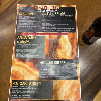 Features Bar & Restaurant - Menu - Bars Near Me - Fort Wayne, Indiana