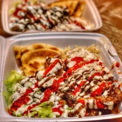 Sizzling Gyro - 2. Chicken Over Basmati Rice