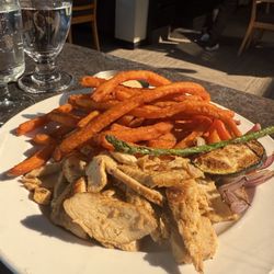 Olive Bistro & Lounge - Chicken and sweet potato fries
