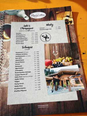 Menu photo 2 Rodel-Alm St. Anton am Arlberg, 7 Menu photo 2 Rodel-Alm St. Anton am Arlberg, 7