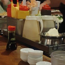 Hibachi supply cart