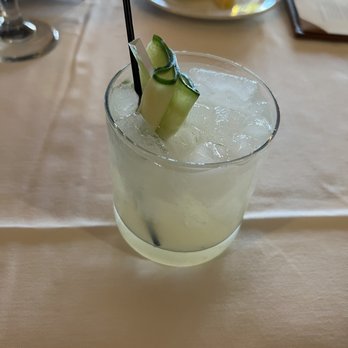 Ocean Prime - Cucumber Gimlet - Seafood Near Me - Tampa, Florida