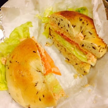 Brownstein's Deli and Bakery - Salmon salad on rye bagel - Delis Near Me - Rochester, New York Brownstein's Deli and Bakery - Salmon salad on rye bagel - Delis Near Me - Rochester, New York