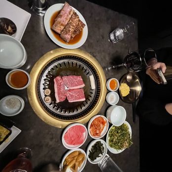 Meet Korean BBQ - Cap on sirloin and Kalbi short rib - Barbeque Near Me - Seattle, Washington
