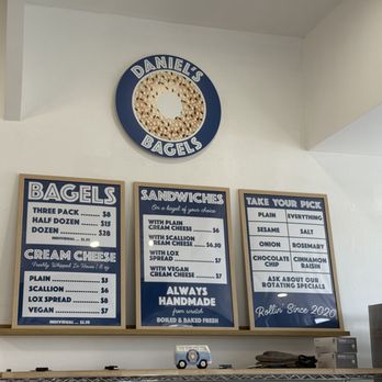 Daniel's Bagels - Menu - Bagels Near Me - Los Angeles, California Daniel's Bagels - Menu - Bagels Near Me - Los Angeles, California