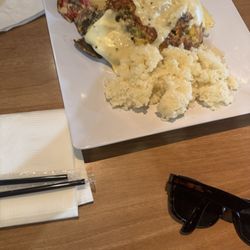 Shortfields - Philly style omelet with grits