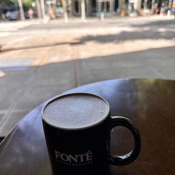 Uptown Espresso - Belltown - Hot latte even on a warm day - Coffee & Tea Near Me - Seattle, Washington Uptown Espresso - Belltown - Hot latte even on a warm day - Coffee & Tea Near Me - Seattle, Washington